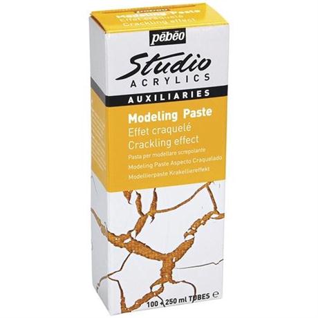 Pebeo Crackling Effect Modelling Paste Kit Image 1