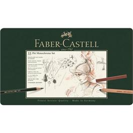 Faber Castell Pitt Monochrome Set of 33 items thumbnail